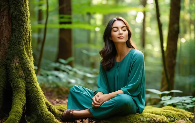 내면의 지혜와 창의성의 관계 - **Awakening the Inner Spark:** A serene, full-body shot of a diverse individual, appearing to be in ...