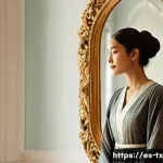 Home 12 내면의 지혜와 타인과의 관계 - **Prompt: "The Inner Mirror of Serenity"**
A serene adult individual, gender-neutral, stands gra...